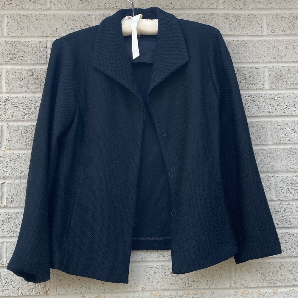 Eileen fisher short black jacket